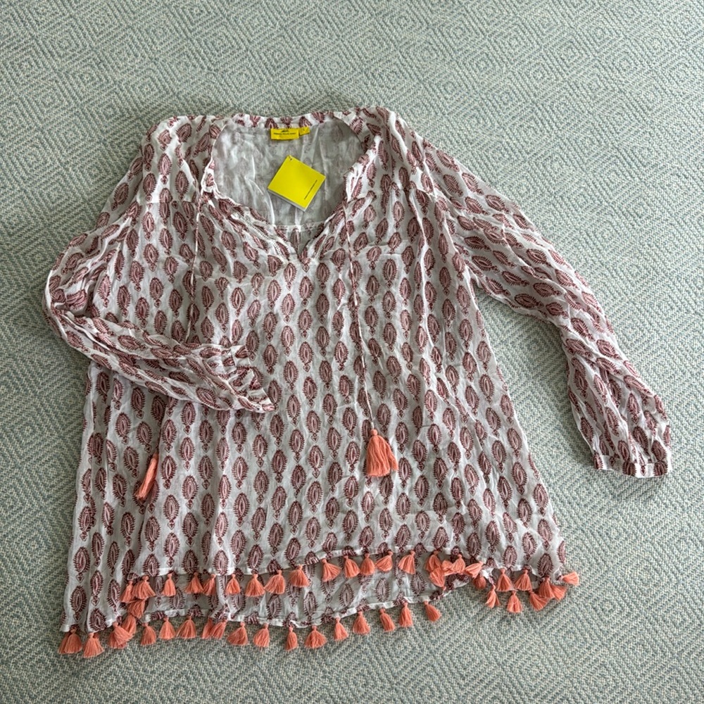 NWT Roberta roller rabbit bathing suit cover up or tunic